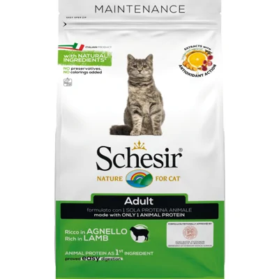 Schesir Kattenvoer Dry Maintenance Lam 400 gr