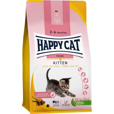 Happy Cat Kittenvoer - Gevogelte - 1,3 kg
