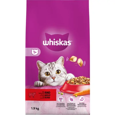 Whiskas Kattenbrokjes Rund 1,9 kg