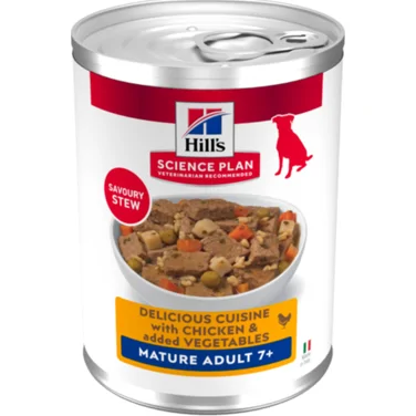 Hill's Science Plan - Mature Adult - Stoofpotje - Kip - 12 x 363 g