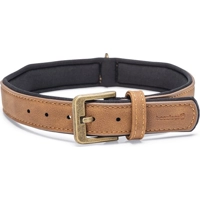 Beeztees Balacron Ax kunstleer bruin halsband hond 52-62cm x 30mm