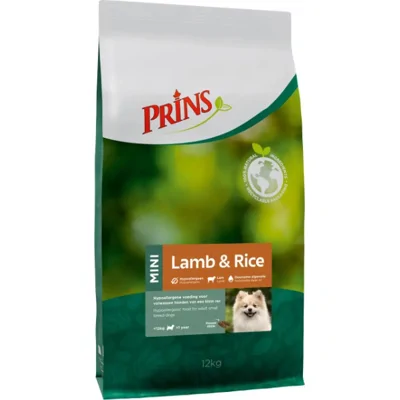 Prins ProCare Hypoallergenic Mini Lam&Rijst hondenvoer 12kg