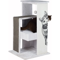 Trixie krabpaal maria wit/grijs 58x58x101 cm product name