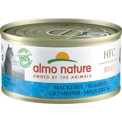Almo Nature HFC Jelly makreel natvoer kat (70 g) 24 x 70 g