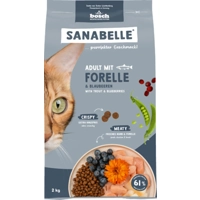Sanabelle Adult met forel en bosbessen kattenvoer 2 x 8 kg product name
