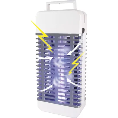 Insectenlamp Met Ventilator Tegen Insecten - Tegen muggen - 2 ventilatoren - Tegen fruitvliegjes