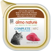 34x Almo Nature HFC Alu Kattenvoer Nat Blikje Angus Rund 85 gr
