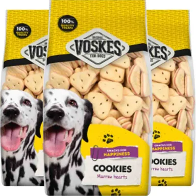 3x Voskes Merg Hartjes 750 gr
