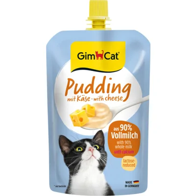 GimCat Pudding Kattensnack Kaas 100 gr