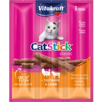 Vitakraft Cat-stick Mini Kalkoen - Lam 3 stuks
