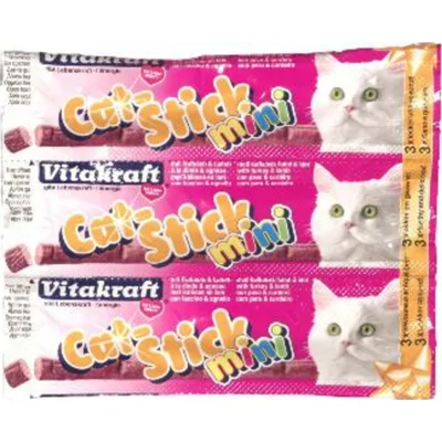 Vitakraft Cat-stick Mini Kalkoen - Lam 3 stuks