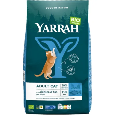Yarrah Bio Kattenvoer Adult Vis 800 gr