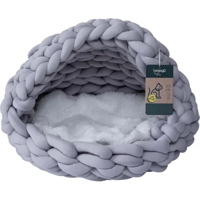 Quapas! Kattenmand Iglo Grijs 40cm