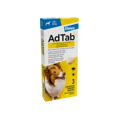 AdTab Hond - 900 mg - 22-45 kg - 2 x 3 tabletten