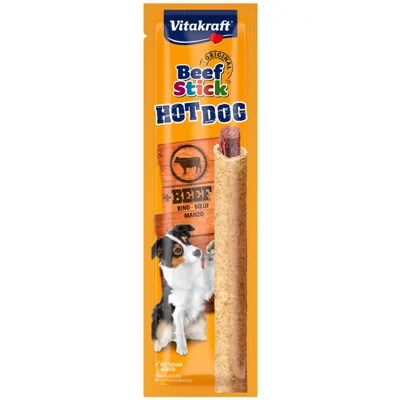 Vitakraft Beef Stick Hot Dog - 5 stuks