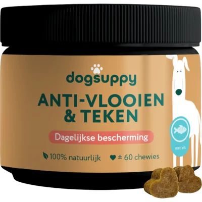 DogSuppy Anti Vlooien & Teken 60 stuks