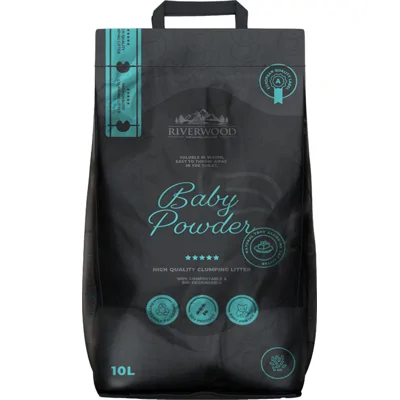 Riverwood Tofu kattenbakvulling - Baby Powder