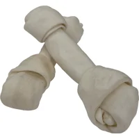 Brekz Dental Rawhide - knoopbeen kauwsnack hond 26 cm 2 stuks
