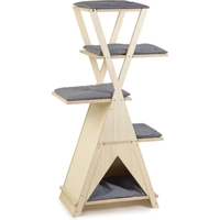 Beeztees Mirza Krabpaal Hout 70x40x135 cm