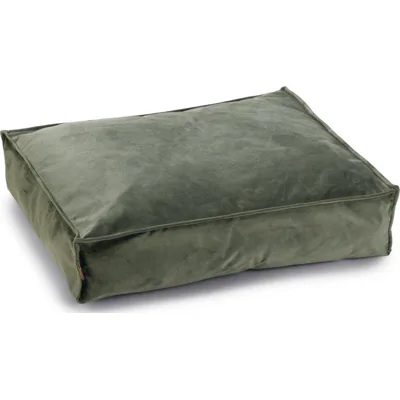 Designed by Lotte Ligkussen hond Nalino - Groen 70 x 55 x 15 cm