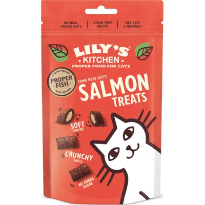 Lily's Kitchen kattensnacks met zalm 60 gram