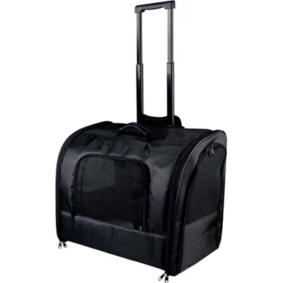 Trixie reismand trolley elegance zwart 45x31x41 cm