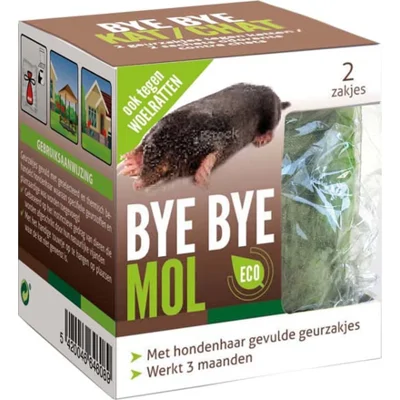 Bye Bye Mollen Geurzakjes Tegen Mollen - Gifvrij en diervriendelijk - Makkelijk in gebruik - Voordelige dubbelverpakking