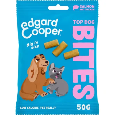 15x Edgard&Cooper Adult Bite L Zalm&Kip 50 gr