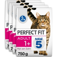 4x Perfect Fit Droogvoer Adult Zalm 750 gr