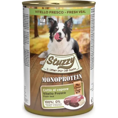 6x Stuzzy Hondenvoer MonoProtein Kalfsvlees 400 gr