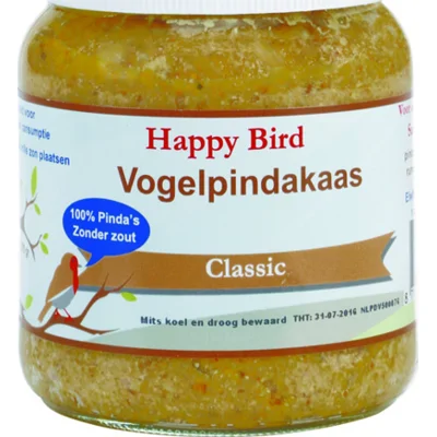Vogelpindakaas Classic (pot) 360 gr
