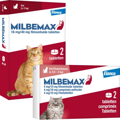 Milbemax - kleine kat - 20 tabletten
