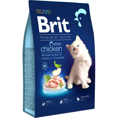 Brit Premium by nature Kitten - Kip - 8 kg