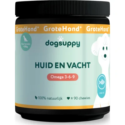 DogSuppy Grote Hond Huid&Vacht 90 stuks