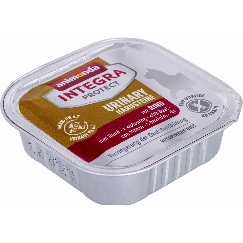 Animonda Integra Cat Urinary Oxalate - Beef - 16 x 100 g