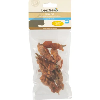 Beeztees Gedroogde Visjes met Kip - 5 x 70 g