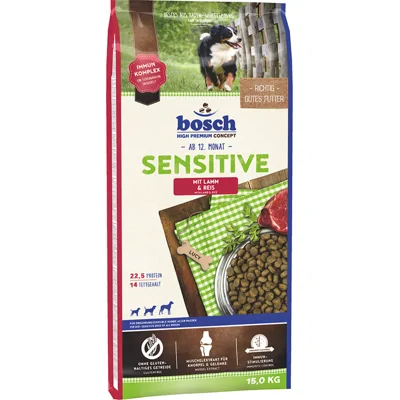 Bosch Sensitive Lam & Rijst Hond 15 kg