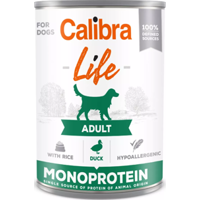 Calibra Life Dog Adult Monoprotein Eend natvoer hond 400 gram