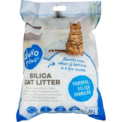 Kattenbakvulling Premium Silica - 16 liter