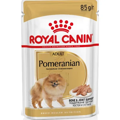 Royal Canin Pomeranian Adult in Loaf (paté in saus) hondenvoer natvoer 12x85gr