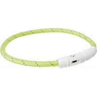Trixie Flash Lichtgevende Band USB TPU/nylon groen 65 cm