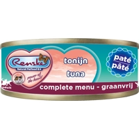 Renske Graanvrij paté tonijn hypoallergeen natvoer kat (blik) 1 tray (24 x 70 g)
