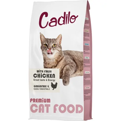 Cadilo Adult Grain Free w/Fresh Chicken - premium kattenvoer 2 x 7 kg