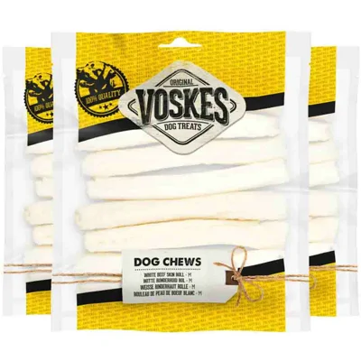 3x Voskes Roll White M 8 stuks