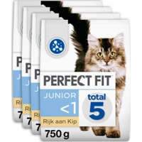 4x Perfect Fit Droogvoer Junior Kip 750 gr