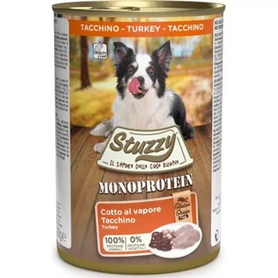 6x Stuzzy Hondenvoer MonoProtein Kalkoen 400 gr