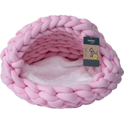 Quapas! Kattenmand Iglo Roze 40cm