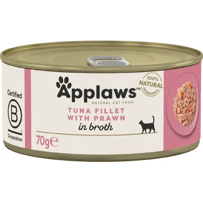 Applaws Cat - Tuna Fillet & Prawn - 24 x 70 g
