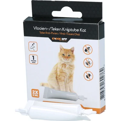Knock Off Vlooien- en tekenpipet Kat