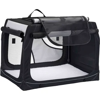 Trixie reismand vario zwart / grijs 61x43x46 cm